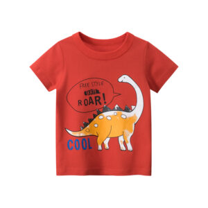 Boys T-Shirt Dino Red CHIBI Wear (90-140) (Copy)